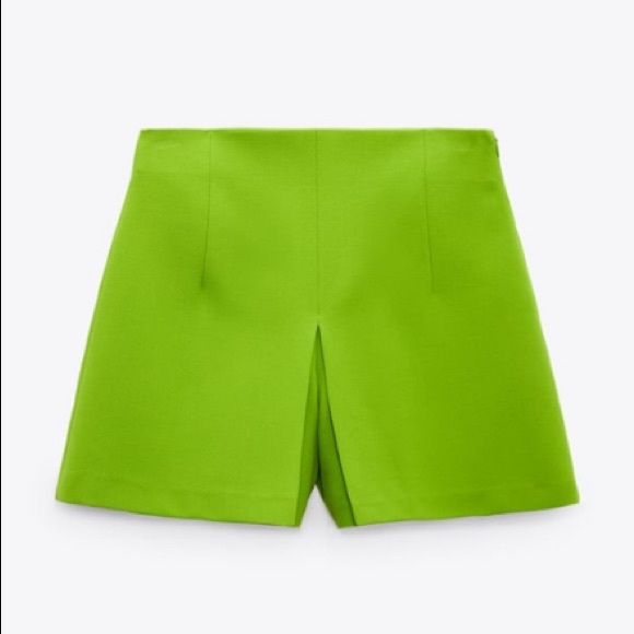 Zara Dresses & Skirts - NEW! Zara Green Highwaisted Skort